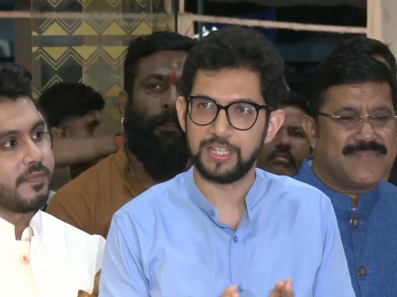 Shiv Sena (UBT) leader Aaditya Thackeray (Photo/ANI)