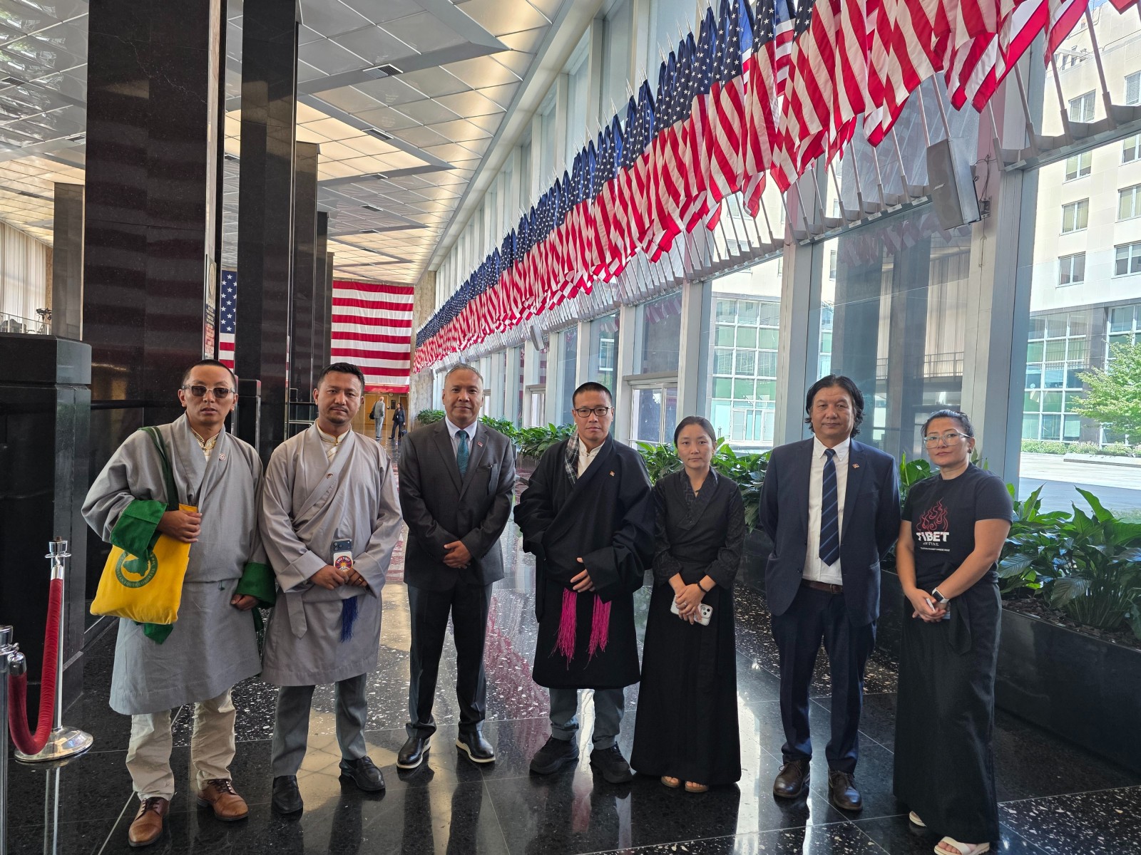 High-level meeting held with special coordinator for Tibetan issues Riley Barnes at US State Department on sacrifice of Pawo Lobga Rangzen (Photo: Tibetan Youth Congress)