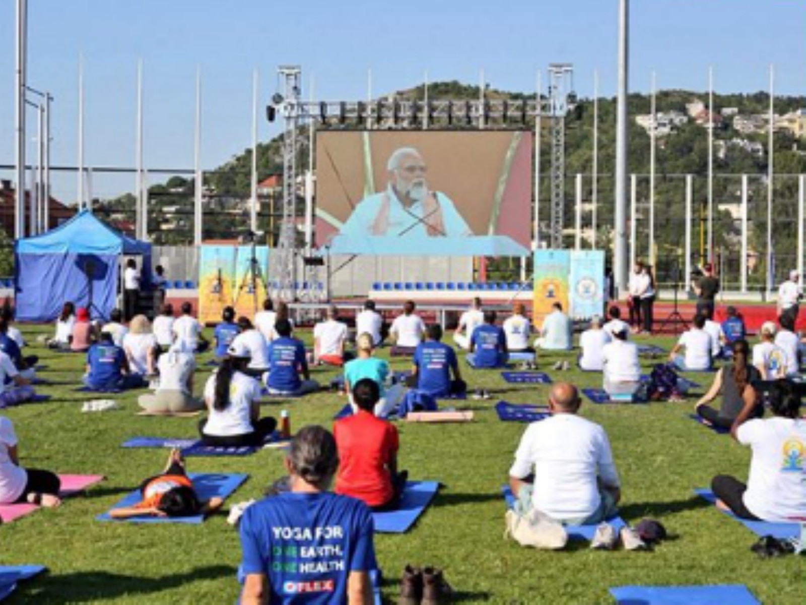 International Day of Yoga being celebrated in Hungary with the participation of the local community (Photo/X/@DrSJaishankar)