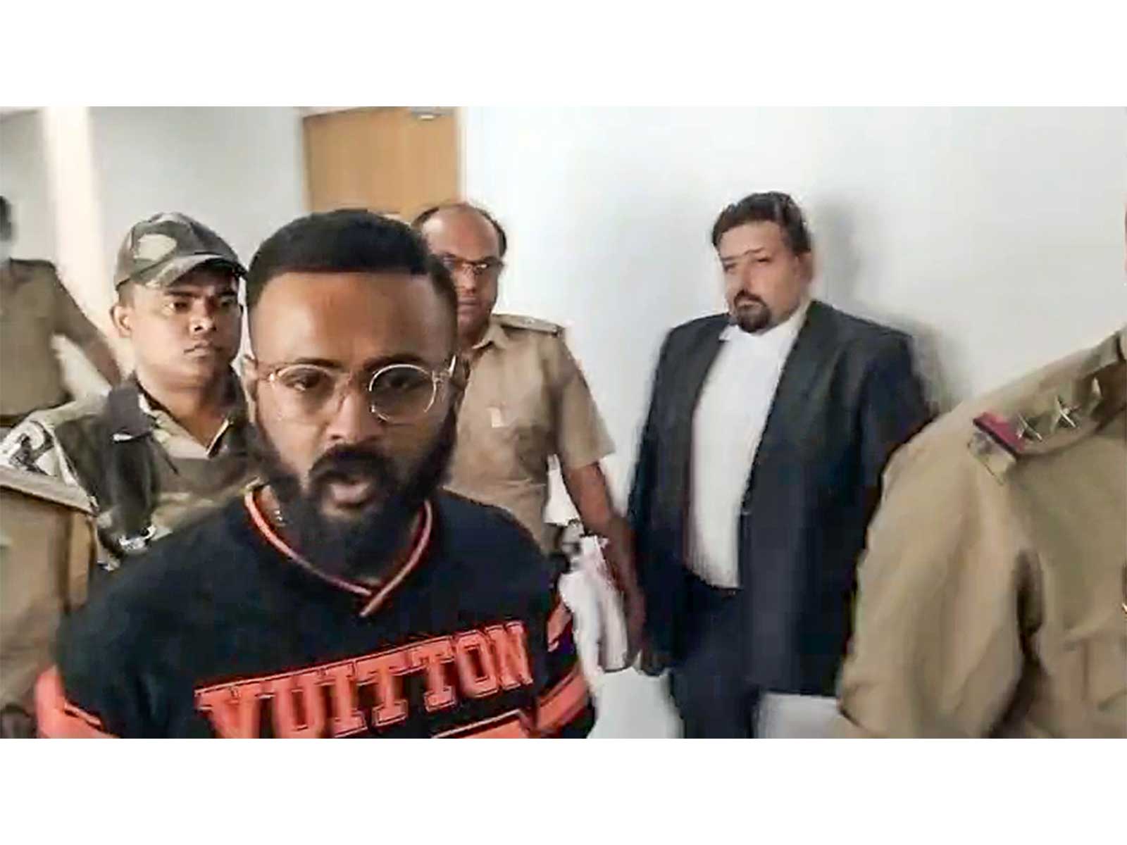Alleged jailed conman Sukesh Chandrashekhar (File Photo/ANI)