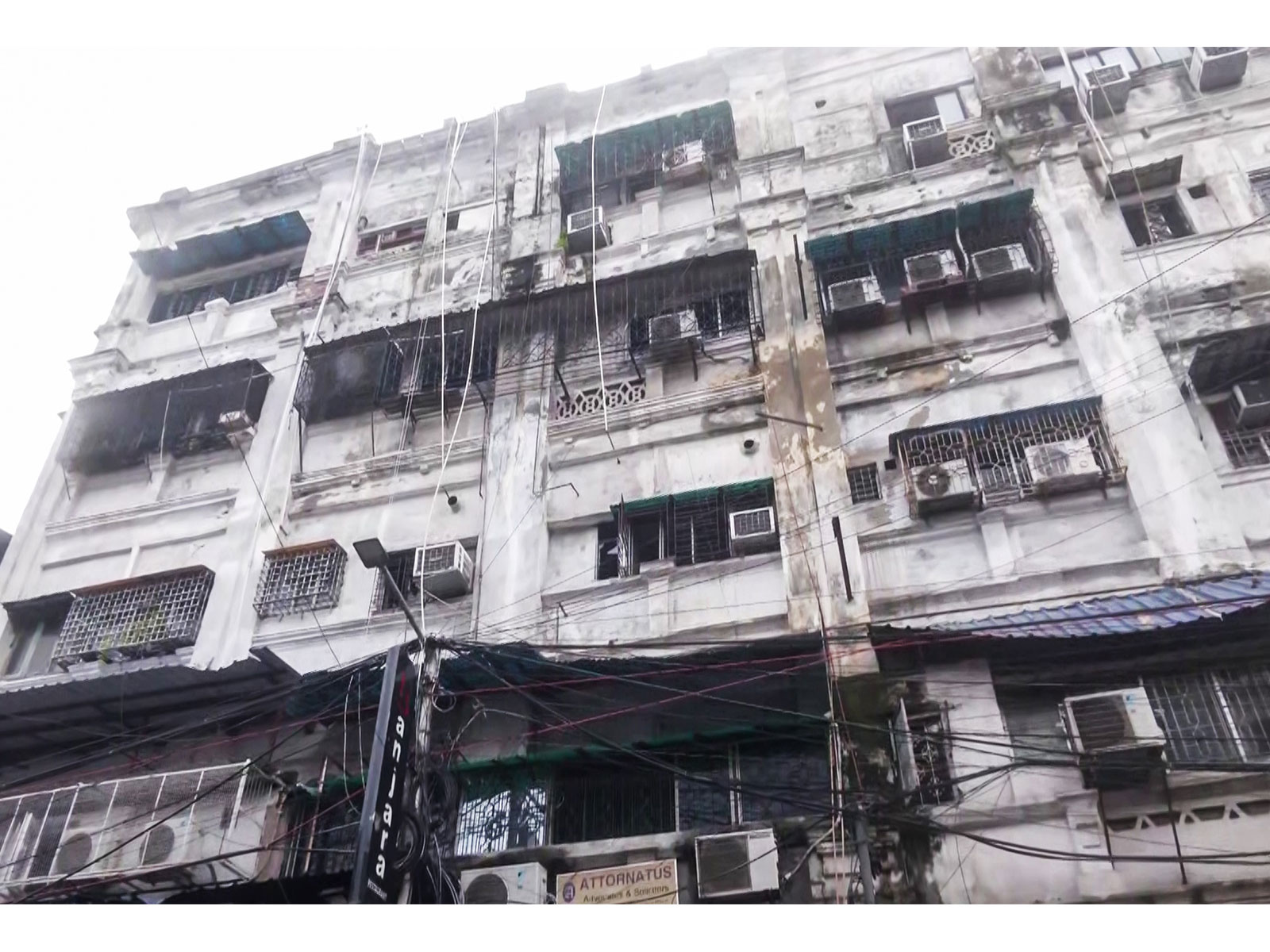 Hotel fire kills nine in Kolkata's Mirza Ghalib Street (Photo/ANI)