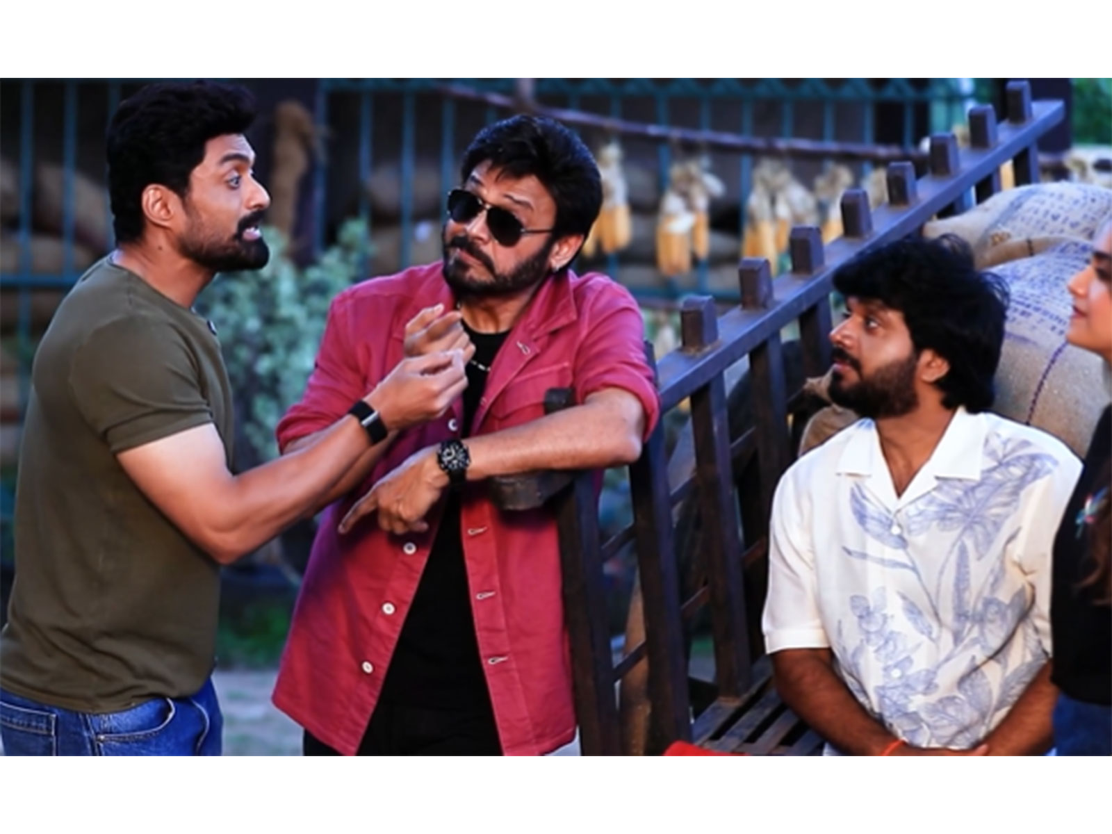 A snip from the video (Photo/X/@AnilRavipudi)