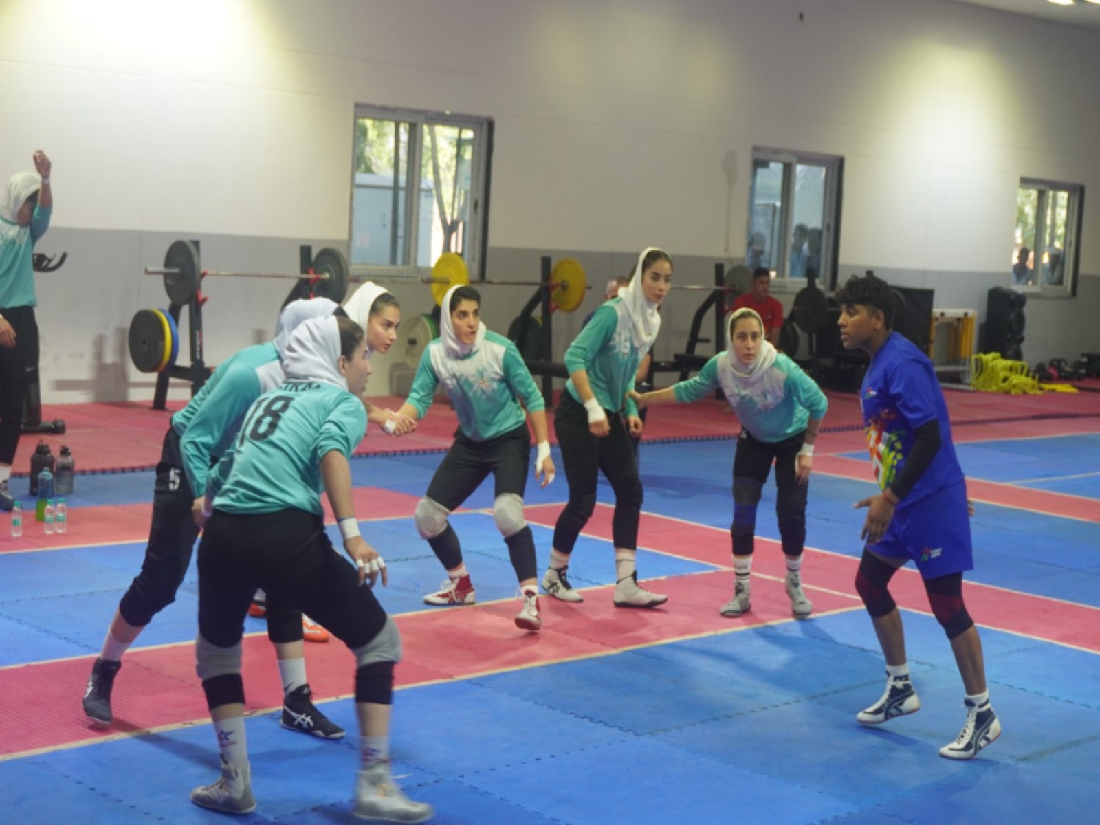 Iran women's kabaddi team players (Photo: SAI Media)