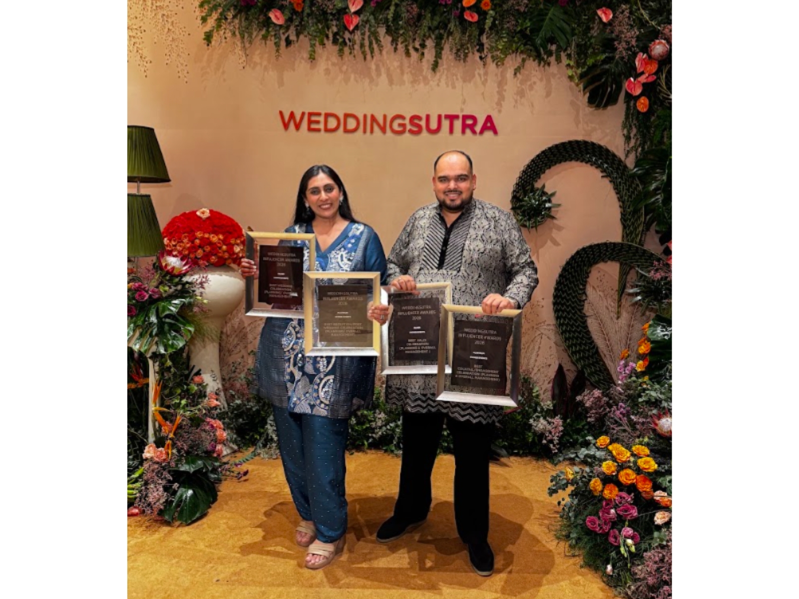 Kkings Events Wins Two Platinum Awards at the Prestigious WeddingSutra Awards