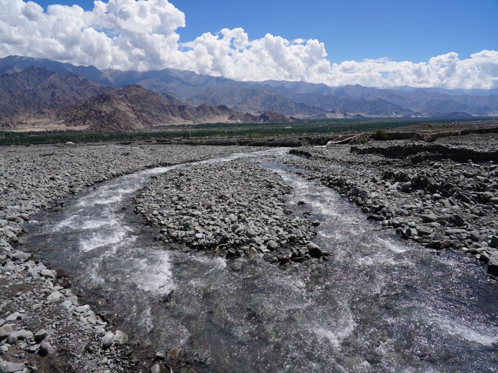 Ladakh channels 90 million litres of glacier water daily to irrigate 1,000 acres (Photo/LGLadakh)