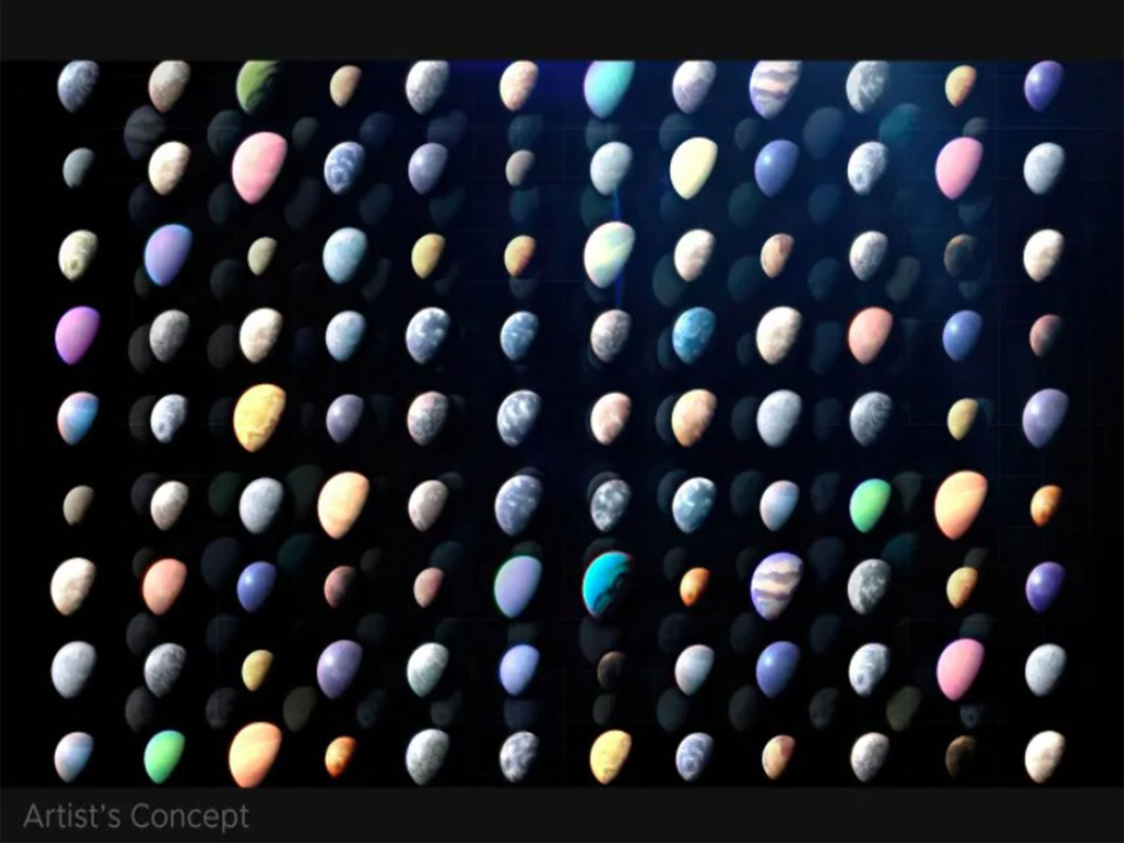 Representative photo depicting exoplanets (planets outside our solar system) throughout the galaxy. (Photo credit/NASA's Goddard Space Flight Center)