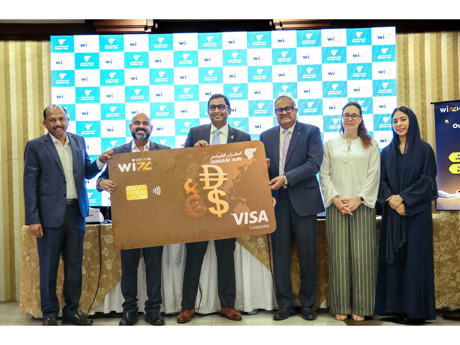 Launching Cobranded Oman Air-Wizz Voyager Multi Currency Travel Card