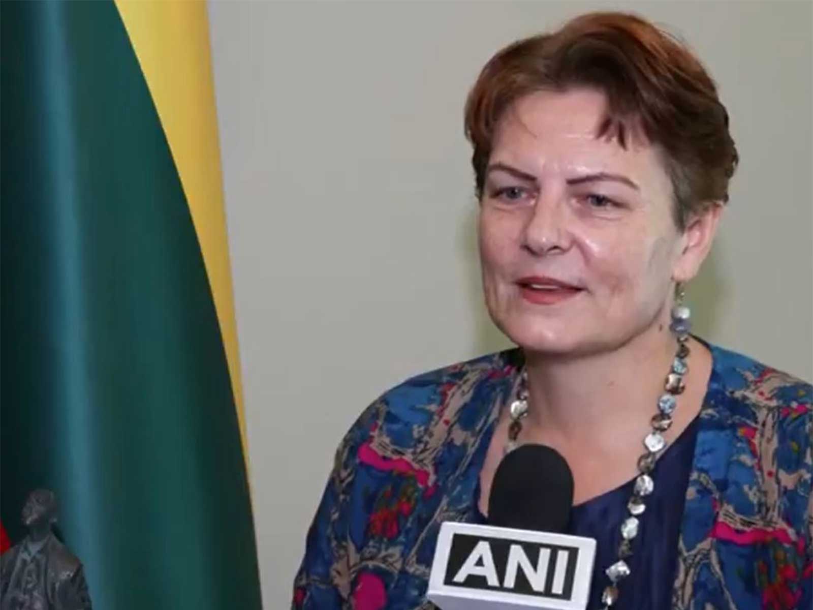 Lithuanian Ambassador to India Diana Mickeviciene (Photo/ANI)