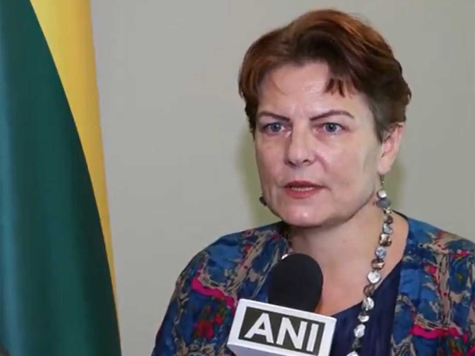 Lithuanian Ambassador to India Diana Mickeviciene (Photo/ANI)