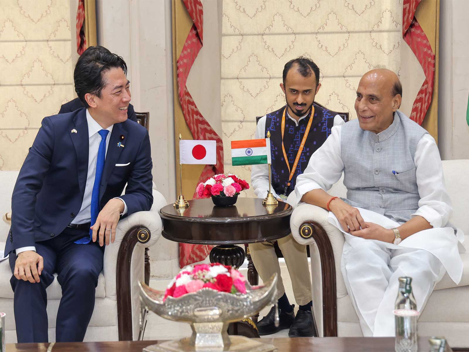 Japanese Defence Minister Shinjiro Koizumi with Defence Minister Rajnath Singh (Photo/X@rajnathsingh)