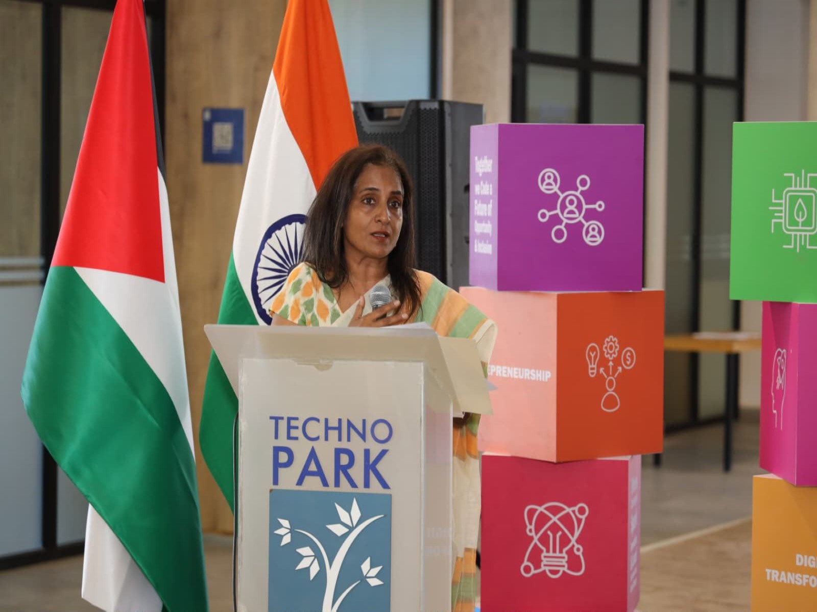 Ambassador Sripriya Ranganathan, Secretary (Consular, Passport and Visa, and Overseas Indian Affairs), Ministry of External Affairs (Photo: x/@ROIRamallah)