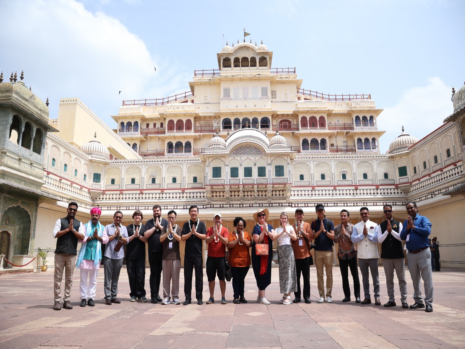 BRICS delegates visit historic City Palace in Jaipur, Rajasthan (Photo: x/@tourismgoi)