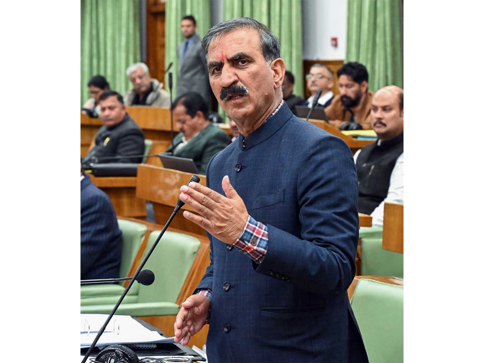 Himachal Pradesh Chief Minister Thakur Sukhvinder Singh Sukhu (Photo/ ANI)