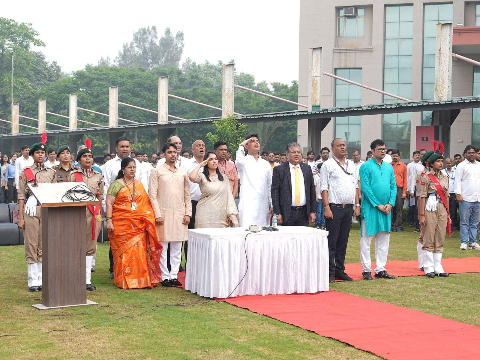 GL Bajaj Marks 80th Independence Day with Alumni from Indian Air Force, Global Firms