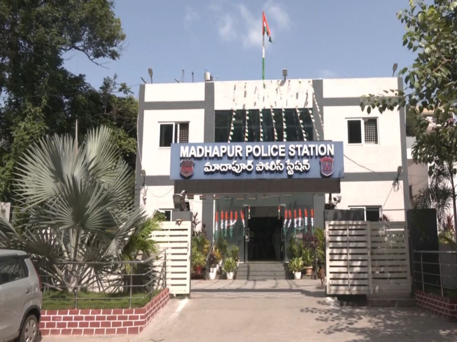 Visuals from Madhapur Police Station (Photo/ANI)
