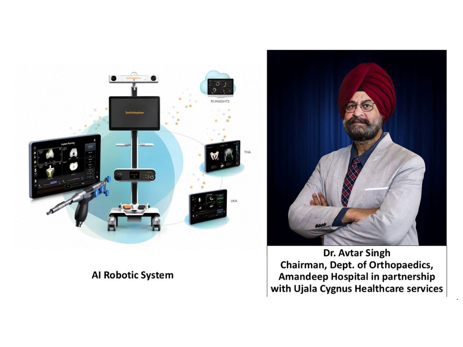 By Dr. Avtar Singh, Chief Orthopaedic & Robotic Joint Replacement Surgeon, Amandeep Hospitals, in partnership with Ujala Cygnus