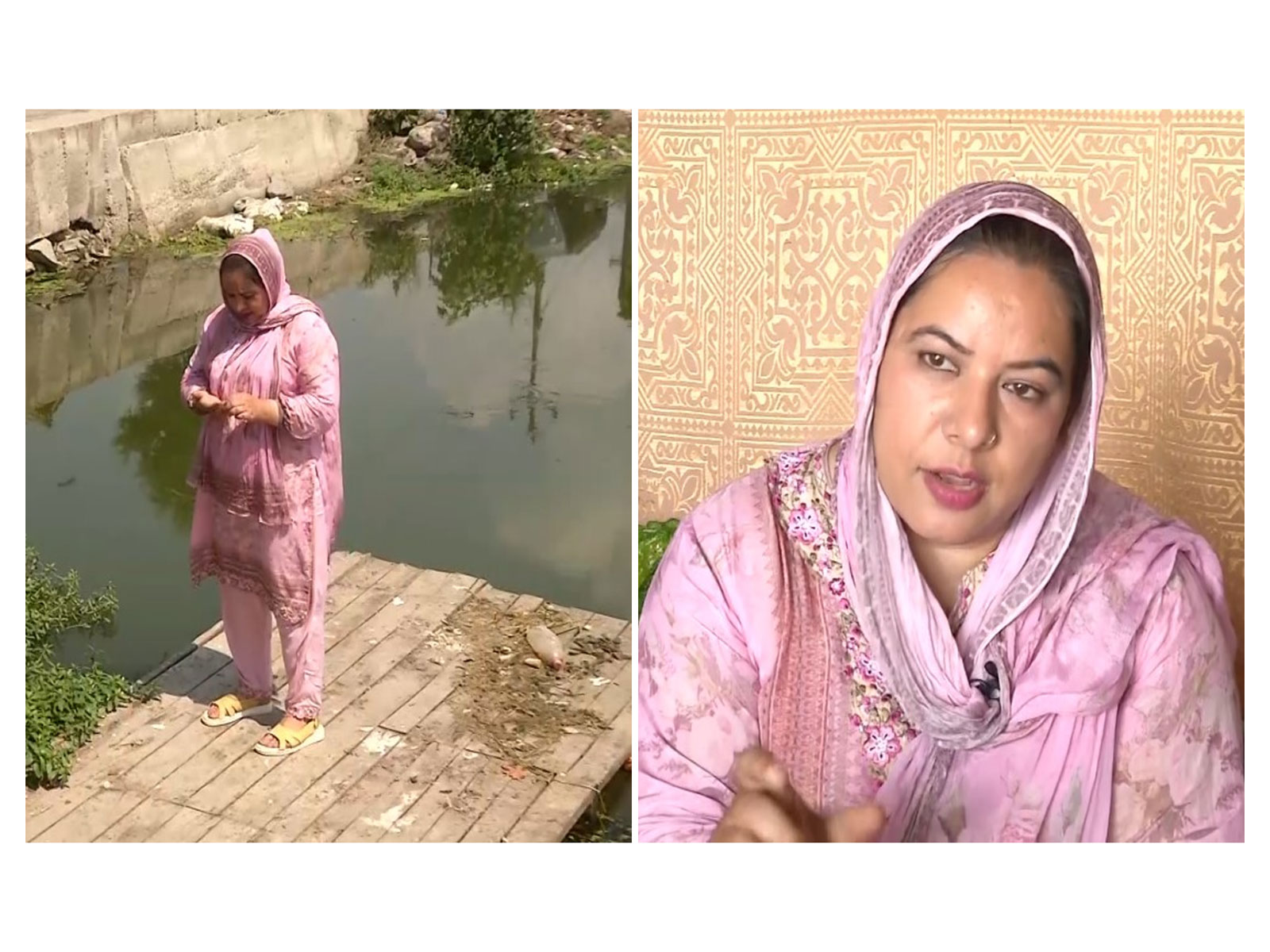 Simran, woman artisan from Nowshera Zoonimar (Photos/ANI)