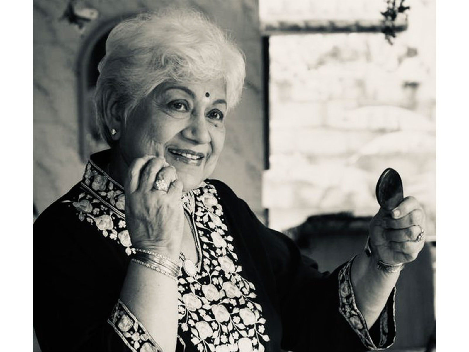 Veteran actress Sowcar Janaki (Photo/X/@annamalai_k)