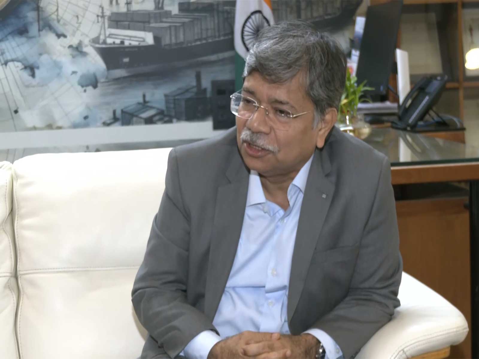 Sushil Kumar Singh, Chairman of the Deendayal Port Authority (Kandla) (Photo/ANI)
