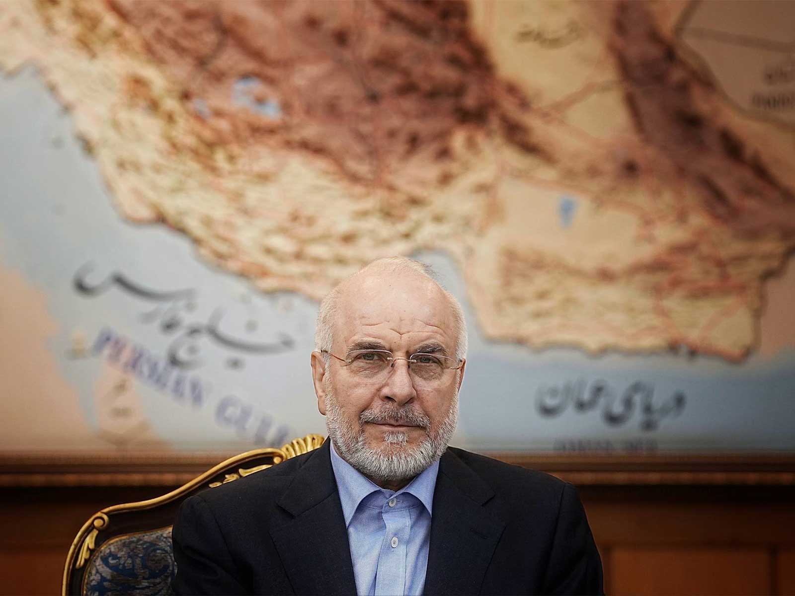 Iranian Parliament Speaker Mohammad Bagher Ghalibaf (Photo/X@mb_ghalibaf)