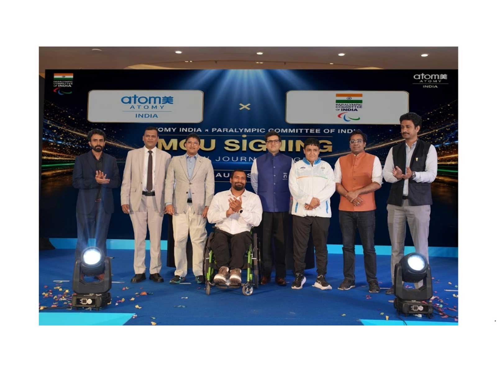Atomy India Joins Hands with the Paralympic Committee of India as Official Nutrition and Wellness Partner