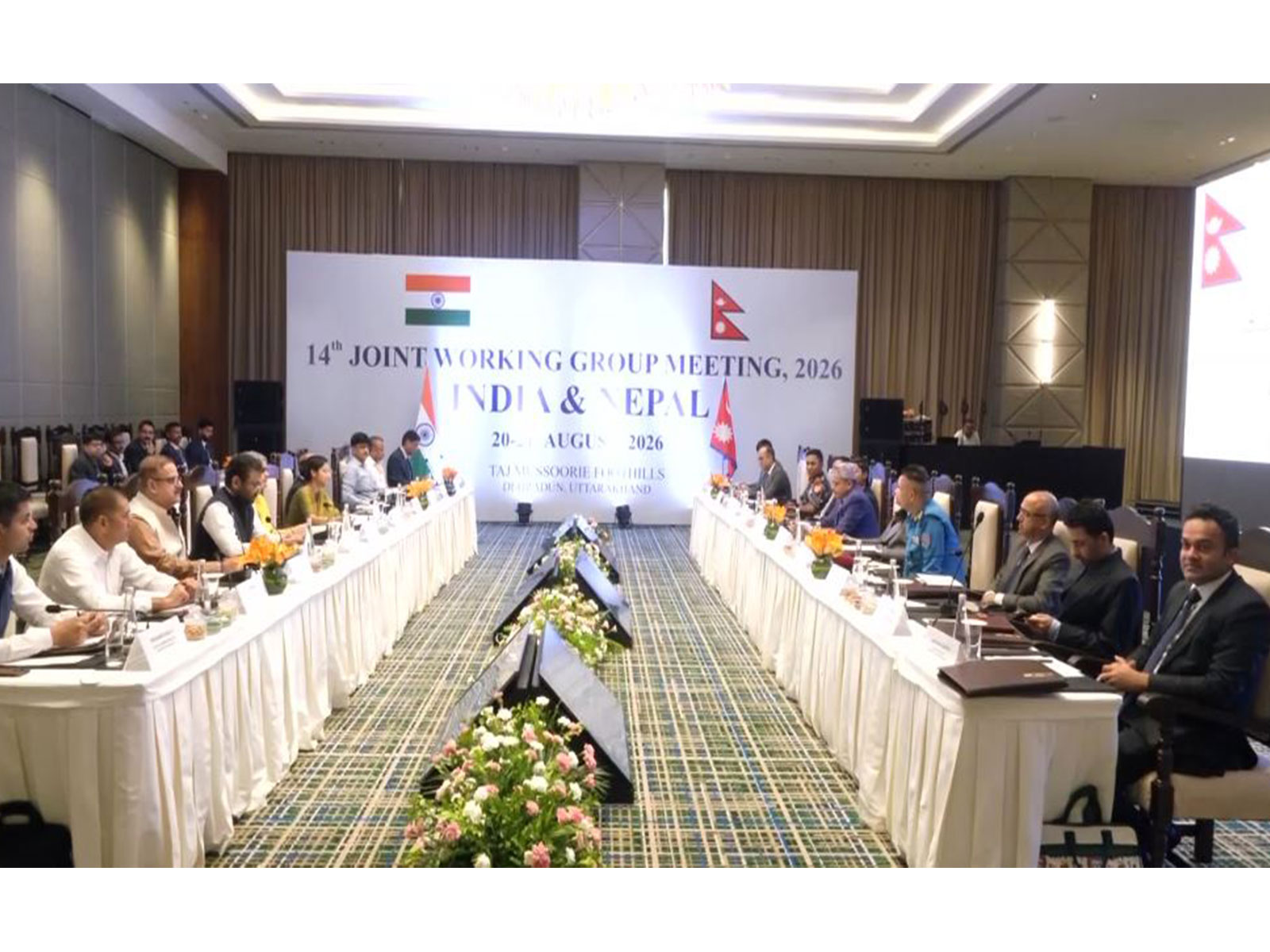A visual of  India-Nepal Joint Working Group meeting (File Photo/ANI)