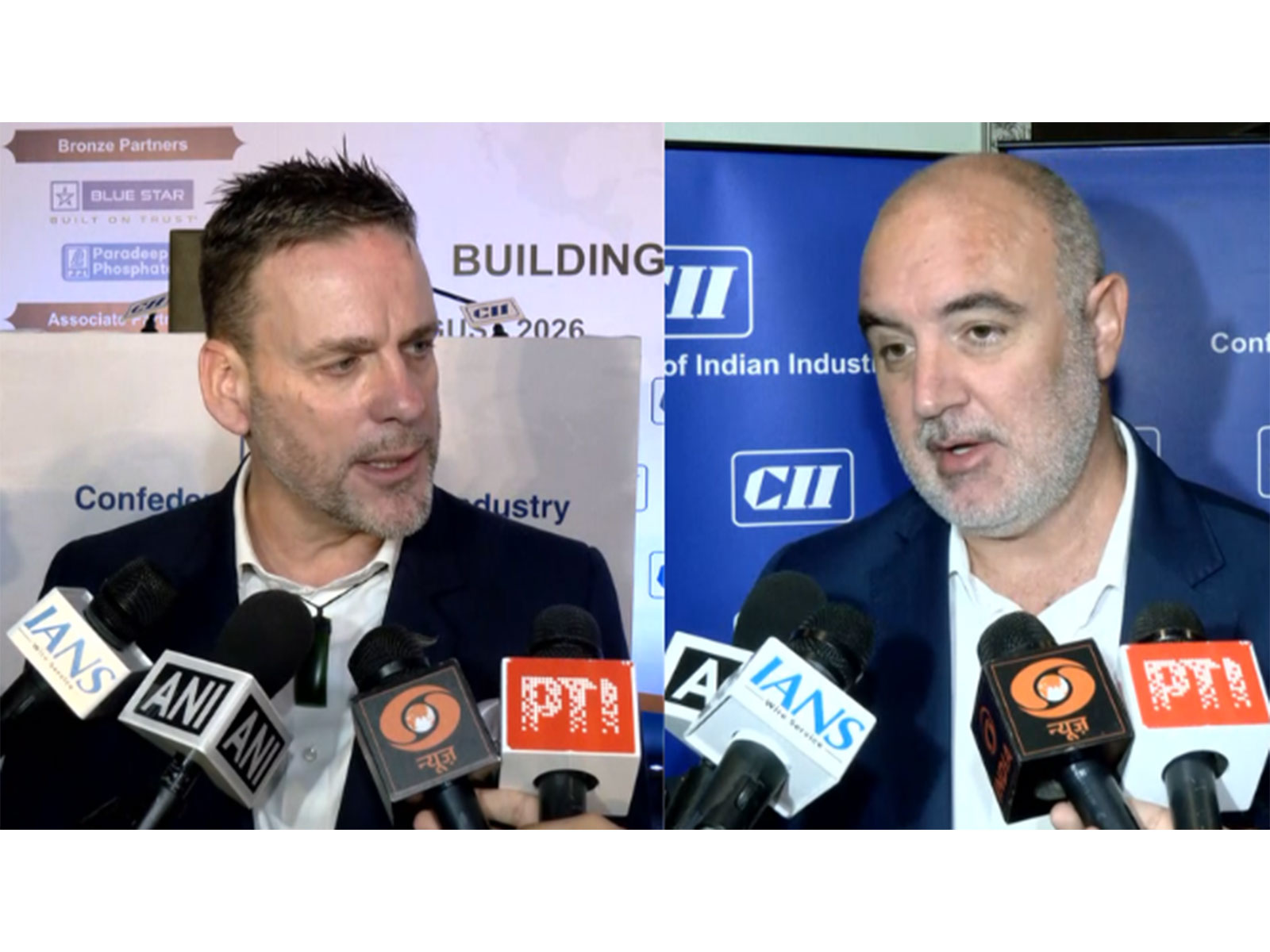 Graham Rouse, Consul General, New Zealand Trade and Enterprise and Paul Murphy, Counsel General, Australian Consulate General (Photo/ANI)