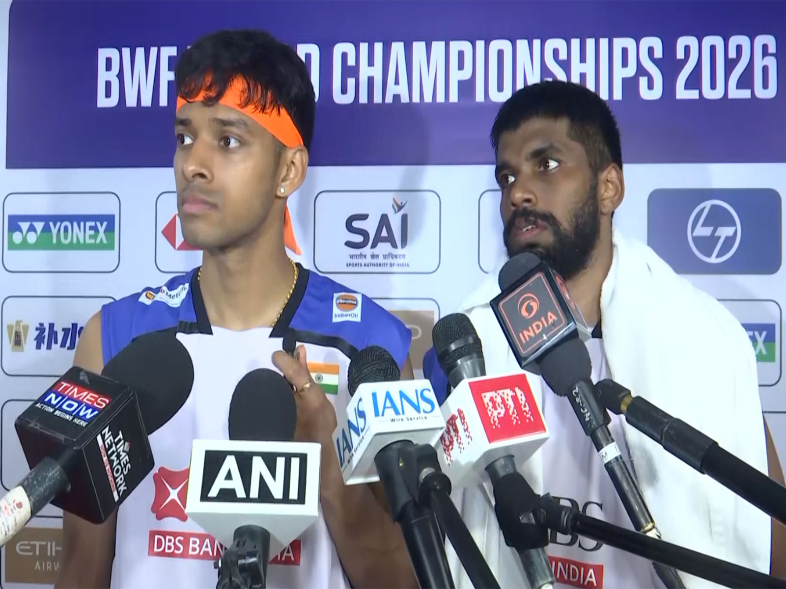 Chirag Shetty (L) and Satwiksairaj Rankireddy (R) (Photo: ANI)