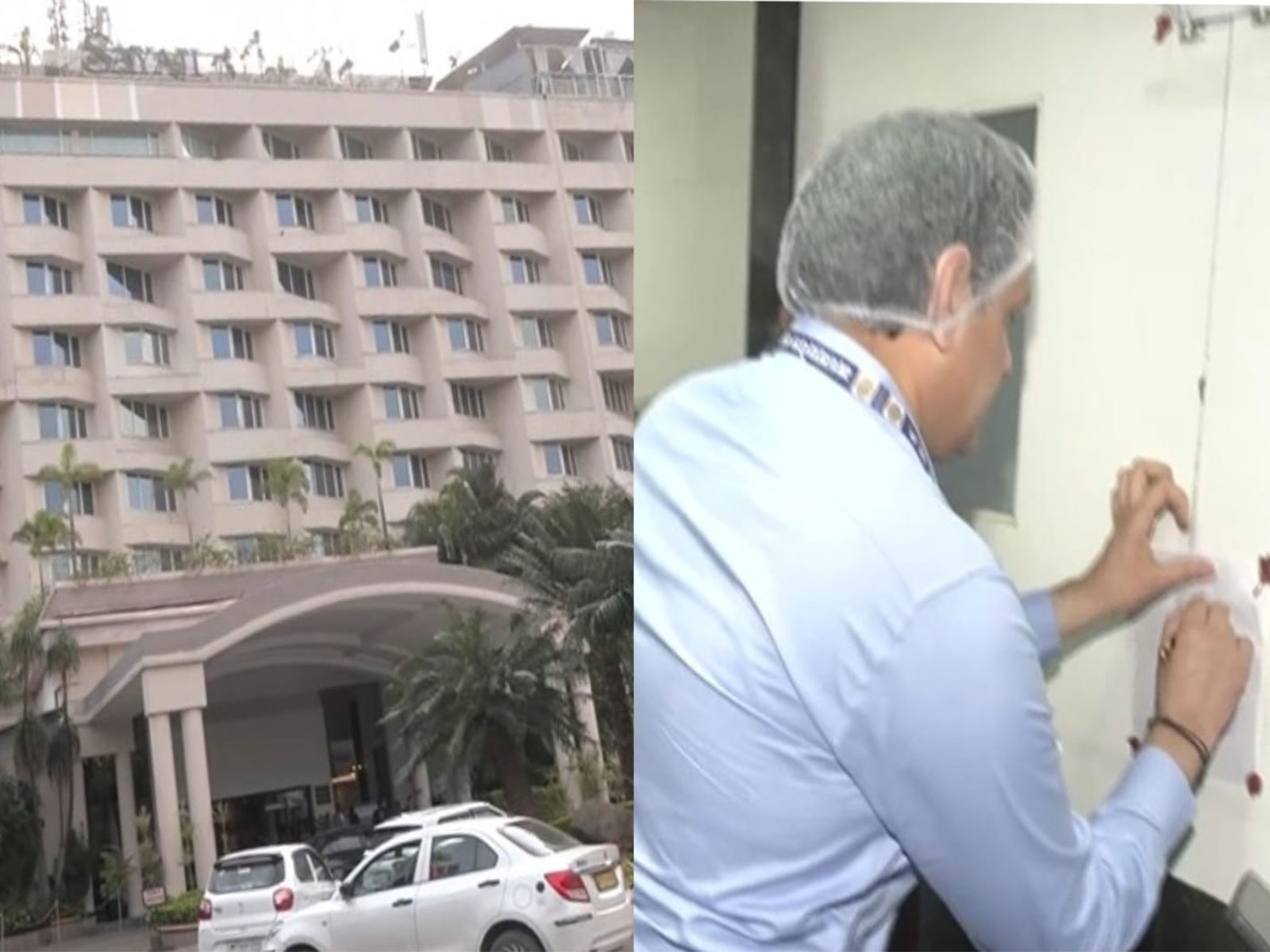 Food Safety Official sealing the kitchen of 5-star hotel in Indore (Photo/ANI)  