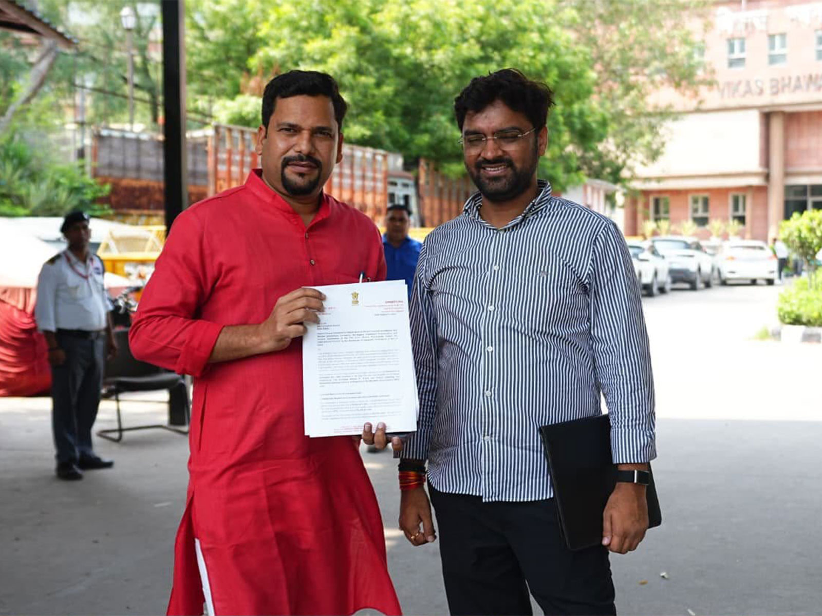 AAP MLA Sanjeev Jha files complaint with ACB in bicycle scam (Photo/@Sanjeev_aap/X)