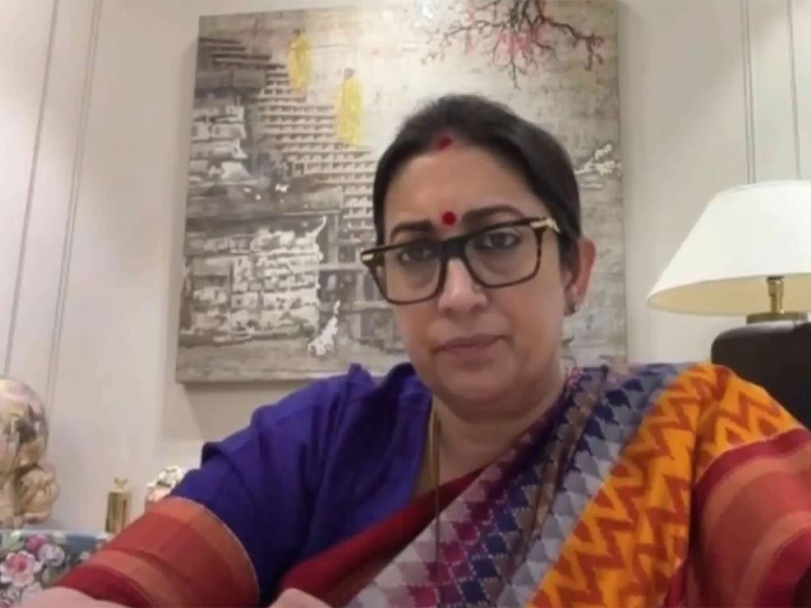 BJP National General Secretary Smriti Irani (Photo/ANI)