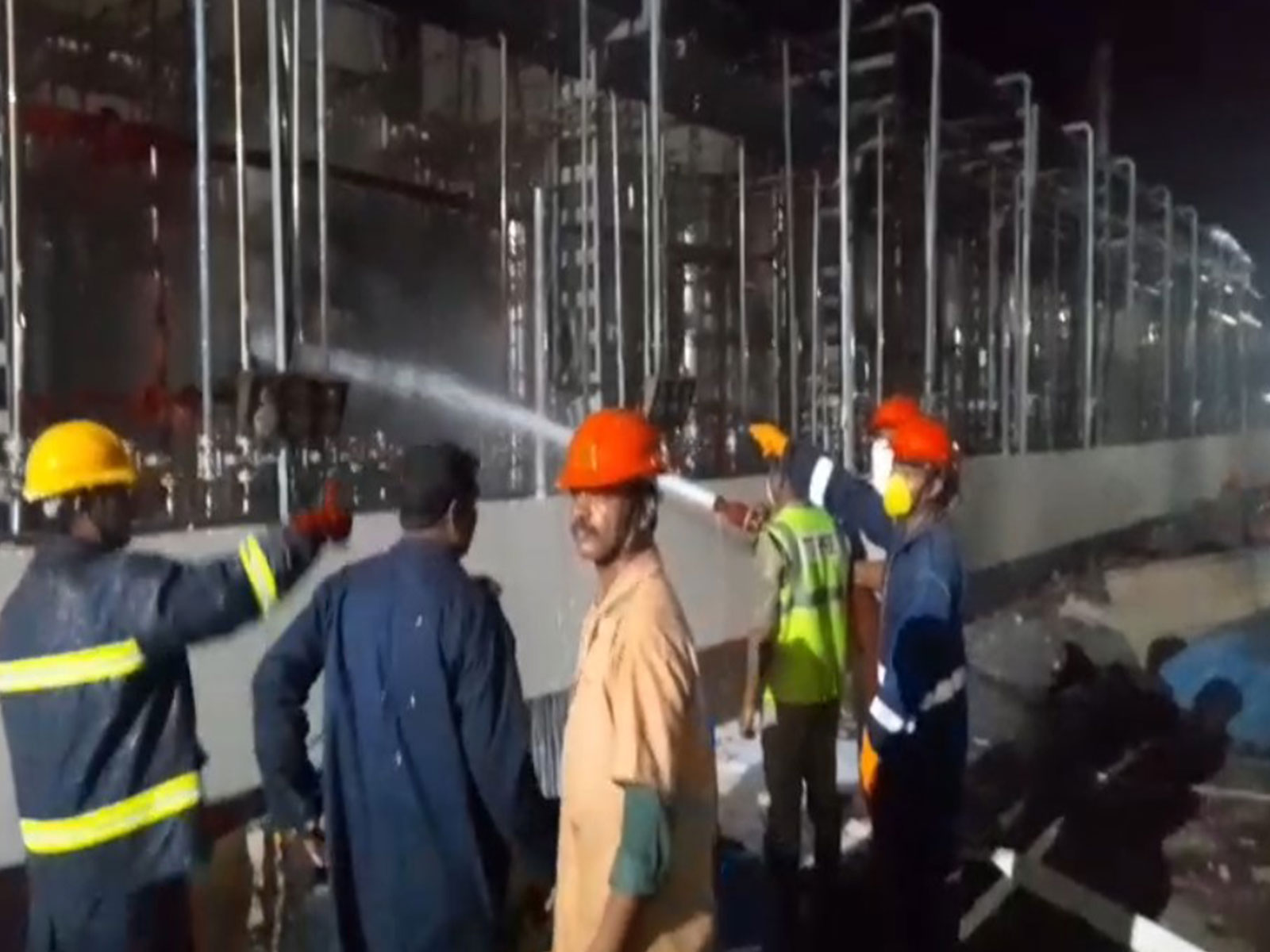 Massive blast reported at a pharma company in Telangana (Photo/ANI)