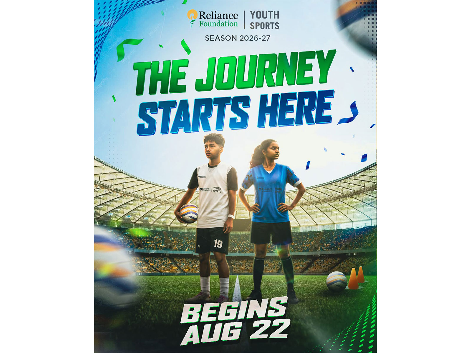 Reliance Foundation is taking youth football to 13 centres. (Photo: Reliance Foundation)