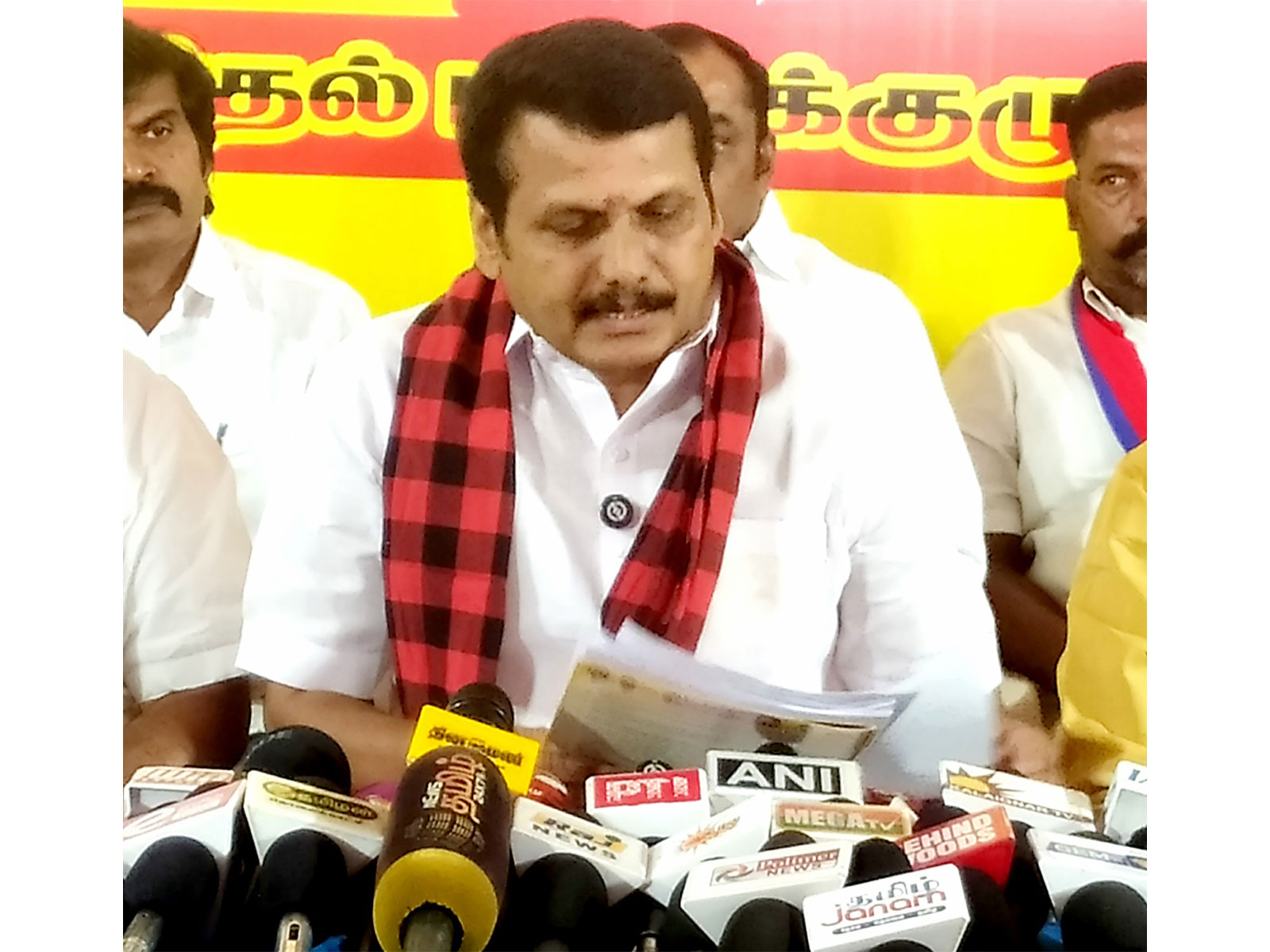 Former Tamil Nadu Minister Senthil BalajI