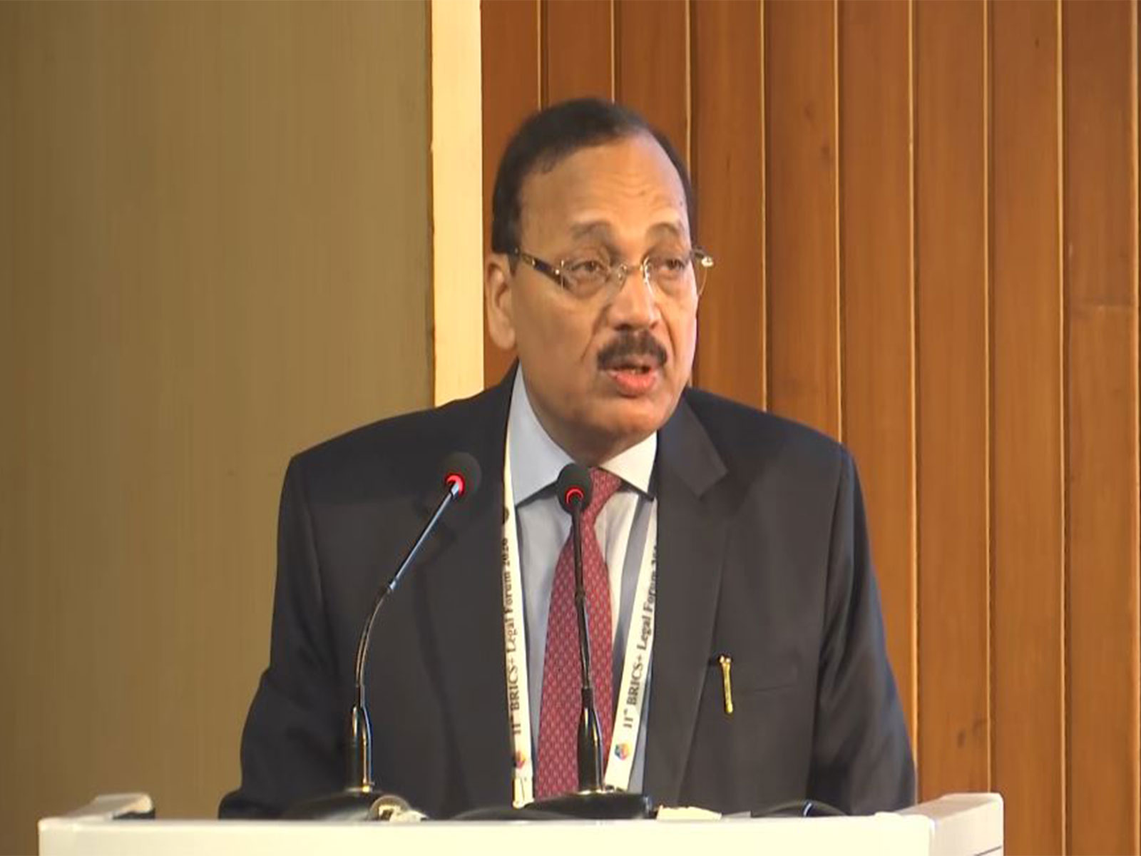 Chief Justice of India addresses the 11th BRICS+ legal forum (Photo/ANI)