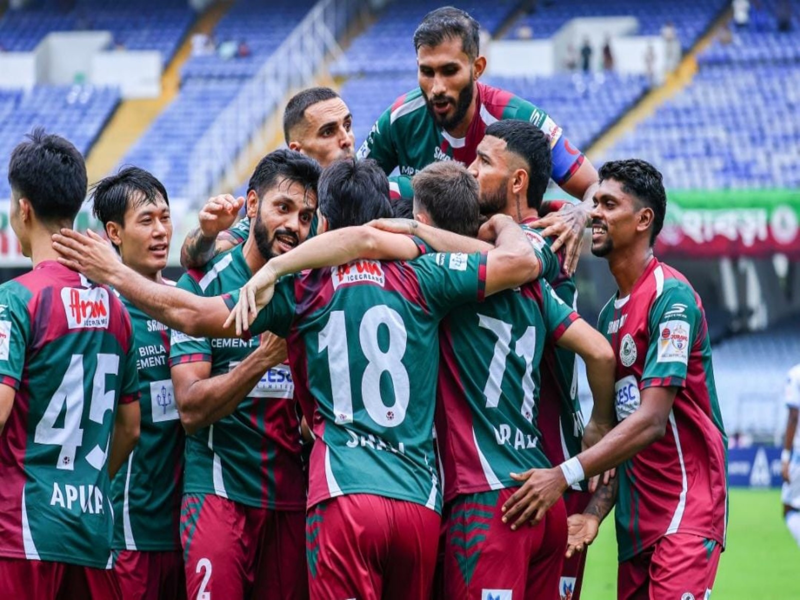 Mohun Bagan Super Giant celebrating (Photo: AIFF/Durand Cup)