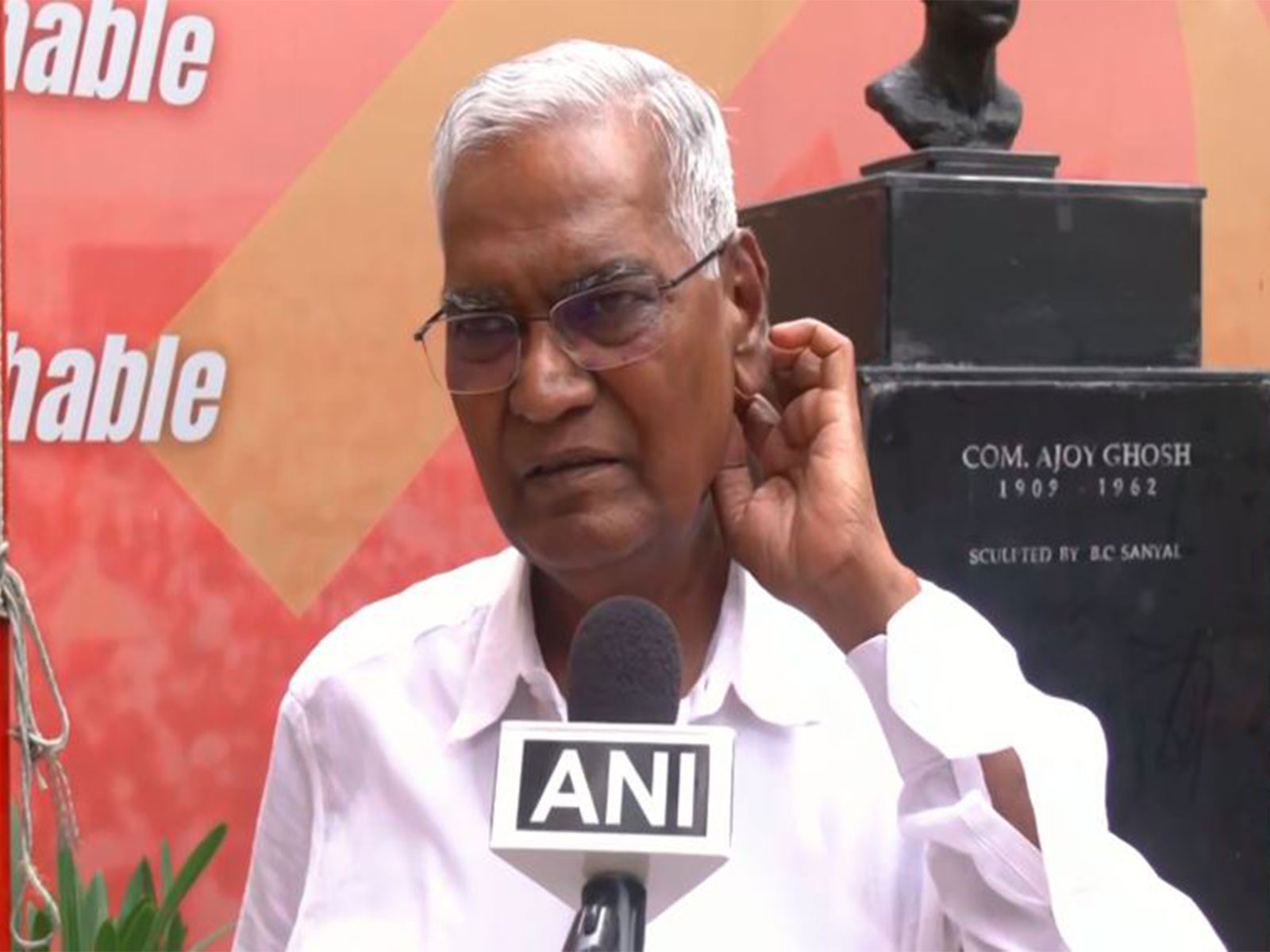 CPI General Secretary D Raja (Photo/ANI)