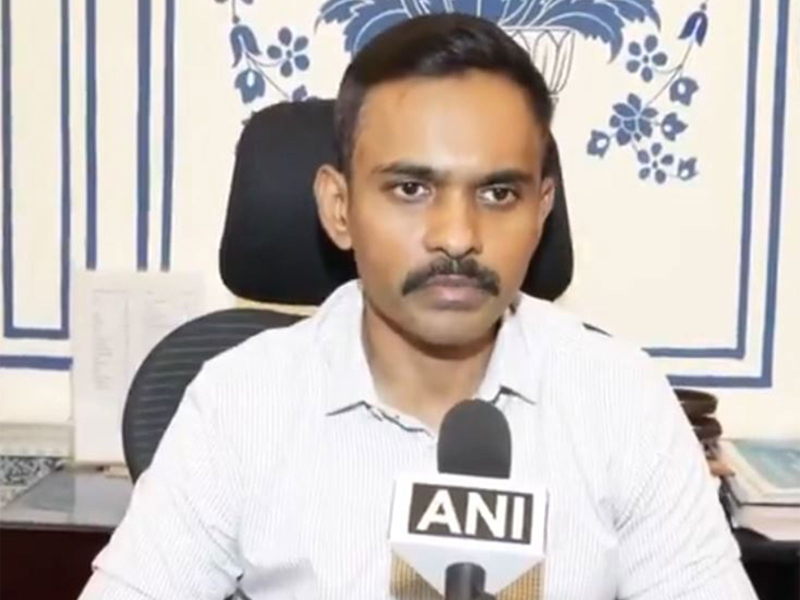 Rajarshi Raj Verma, DCP South, Jaipur (Photo/ANI)