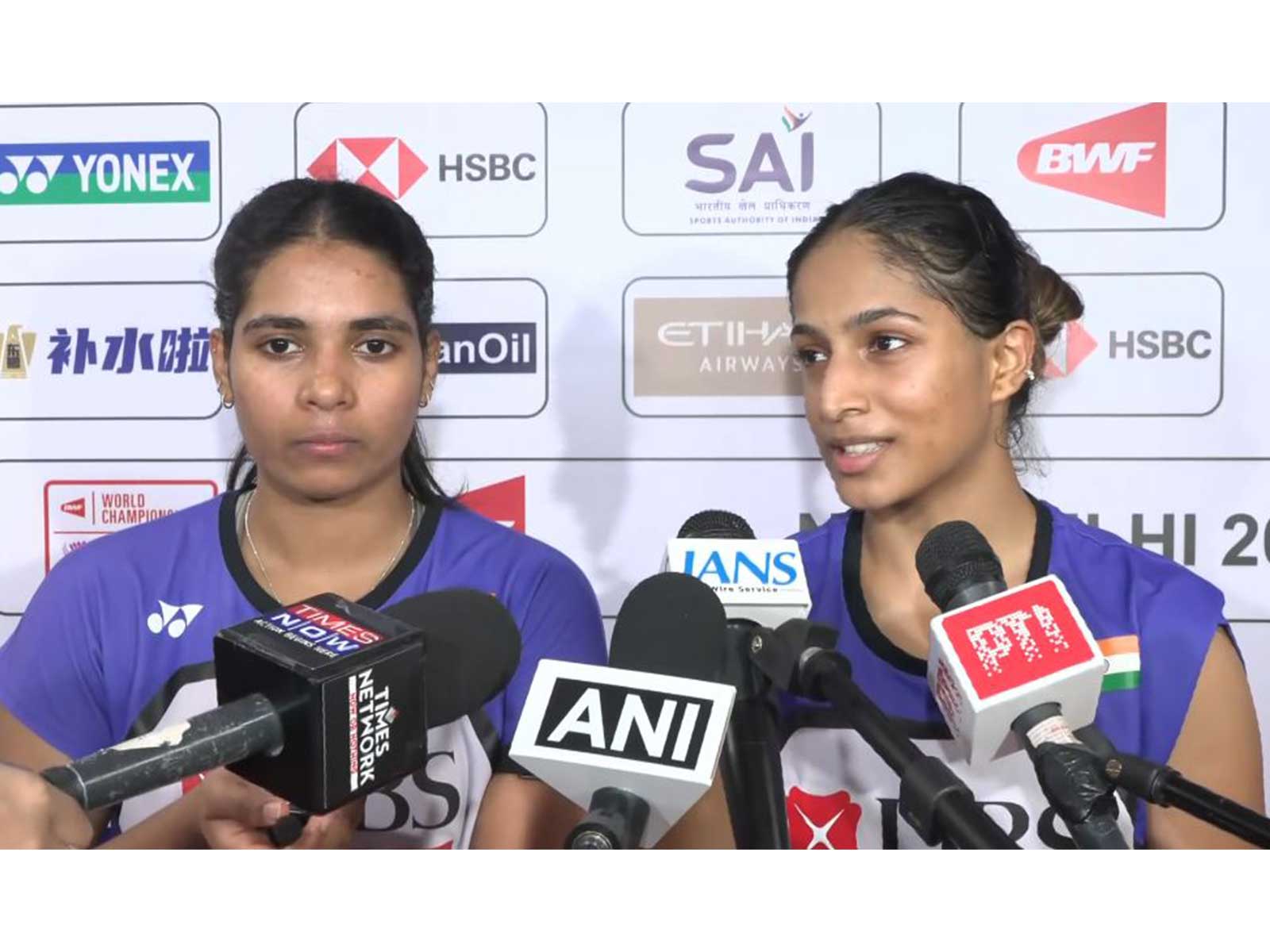 Treesa Jolly (L) and Gayatri Gopichand (R). (Photo: ANI)