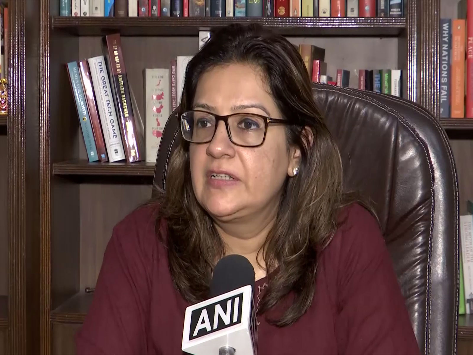 Shiv Sena (UBT) leader Priyanka Chaturvedi (Photo/ANI)