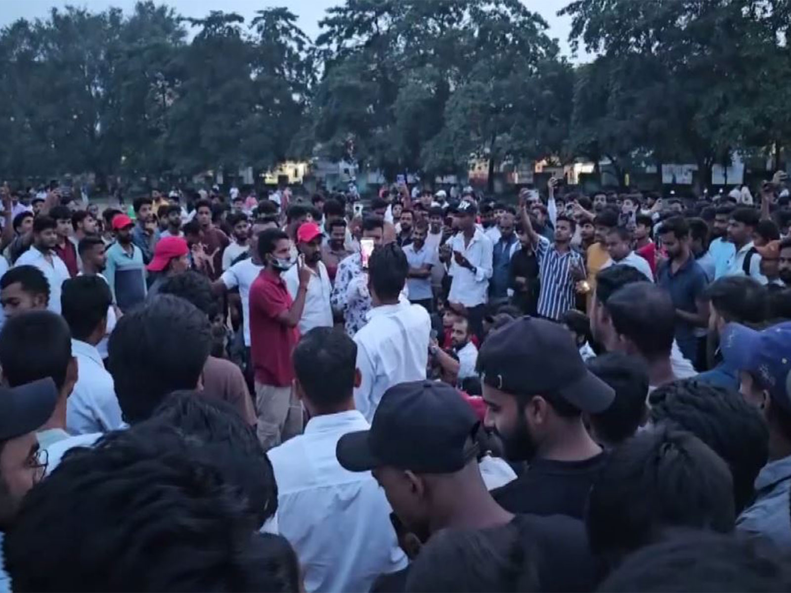 Visual from the silent march in Hazaribag (Photo/ANI)