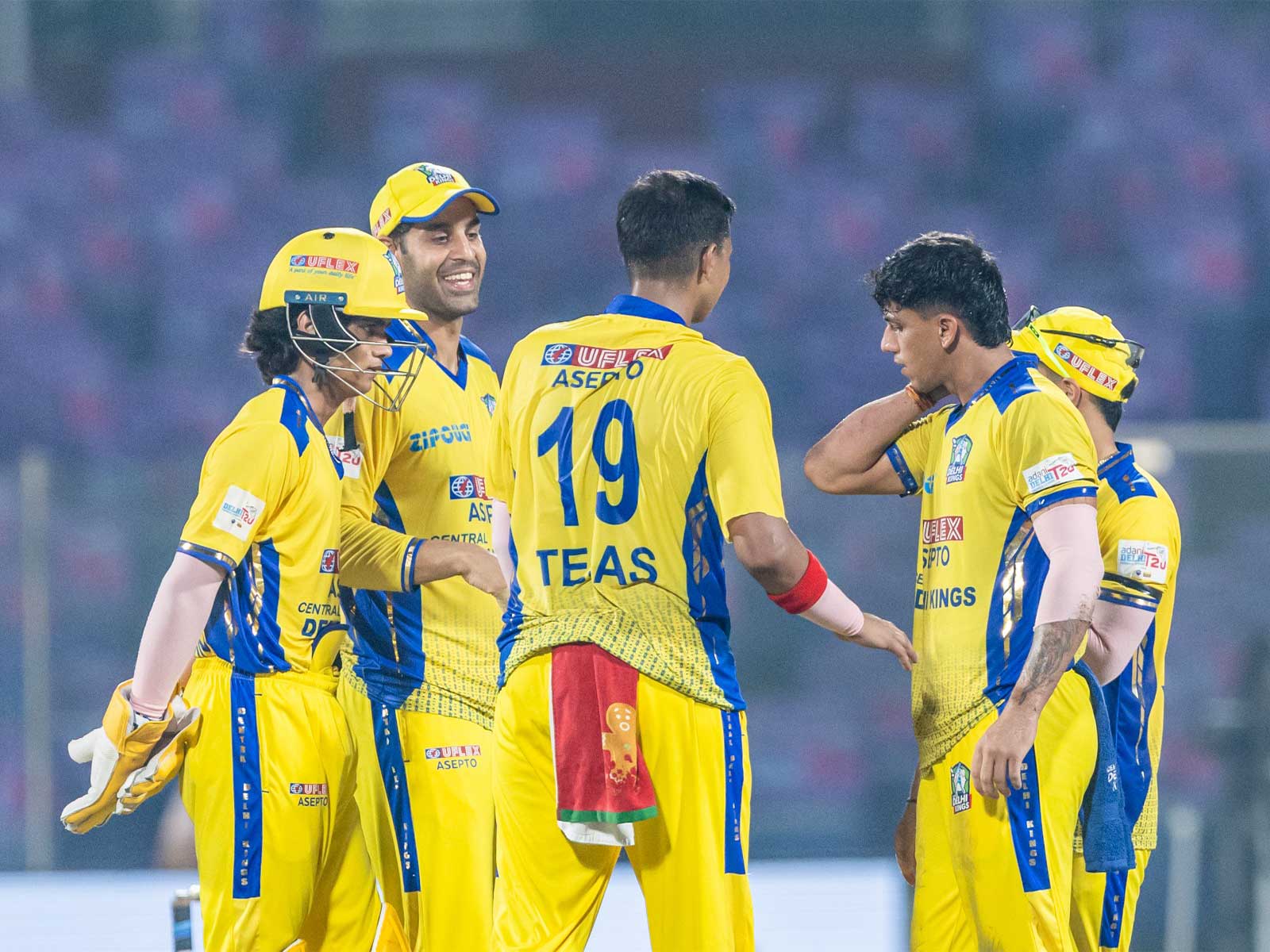 Central Delhi Kings players. (Photo: DPL)