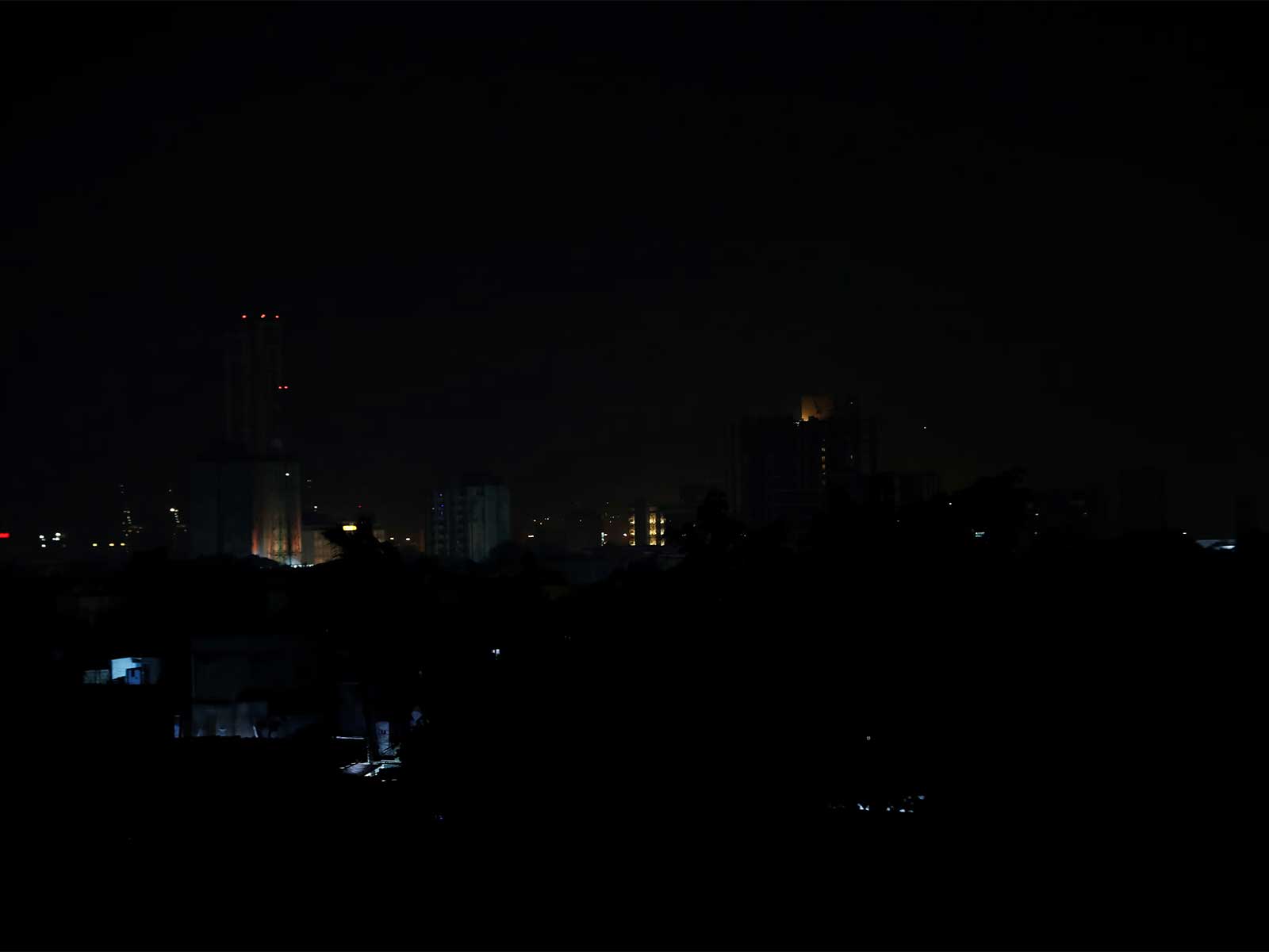 Buildings seen in Karachi, Pakistan, during a country-wide blackout (File Photo/Reuters)