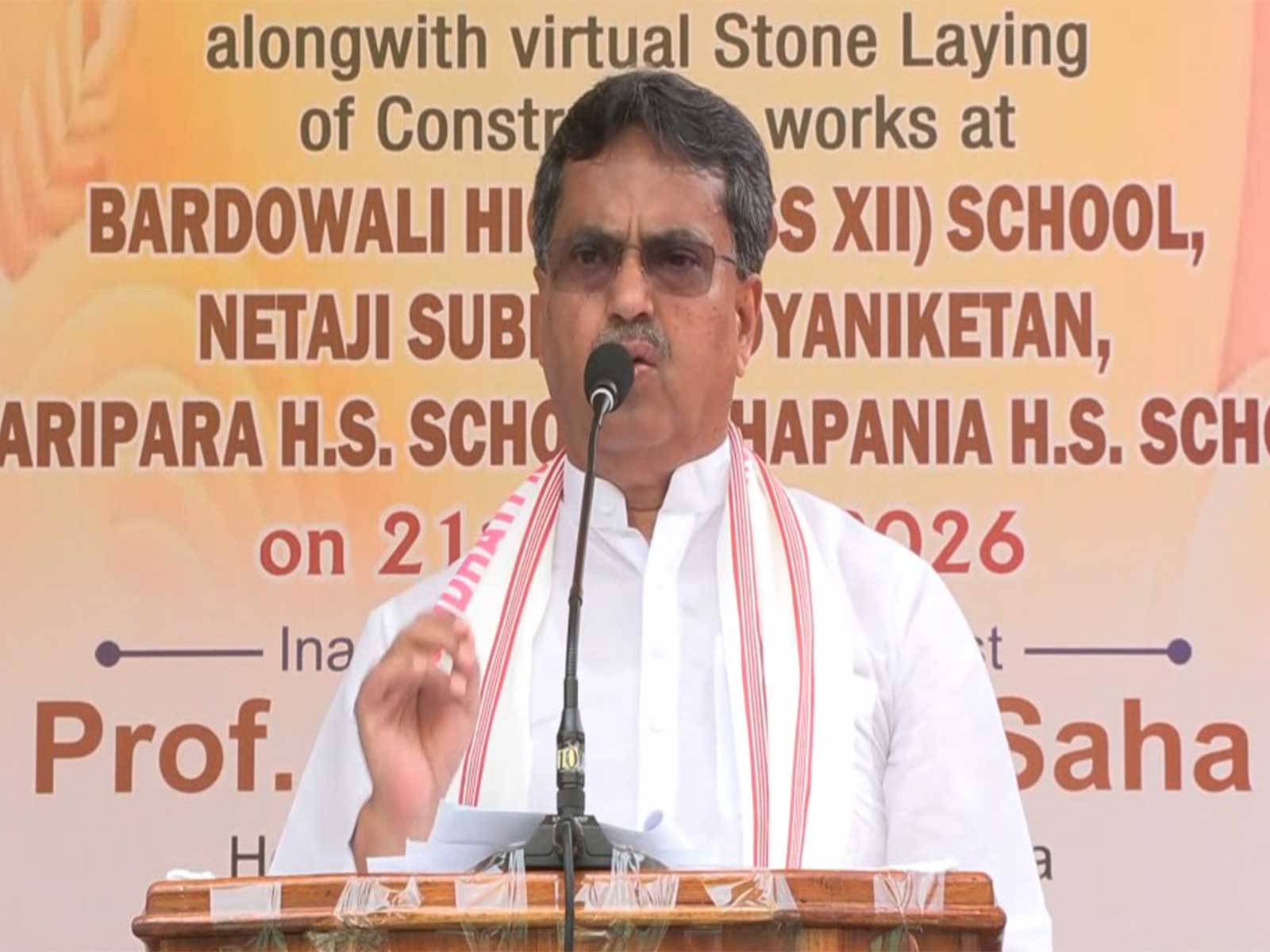 Tripura CM Manik Saha (File Photo/ANI) 