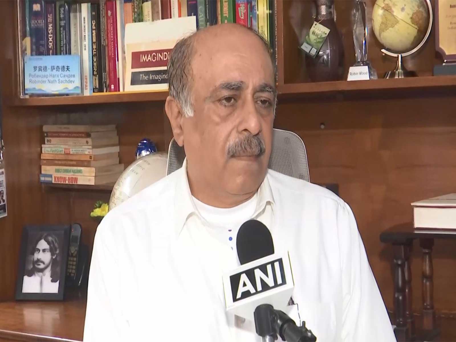 Foreign affairs expert Robinder Sachdev (Photo/ANI)