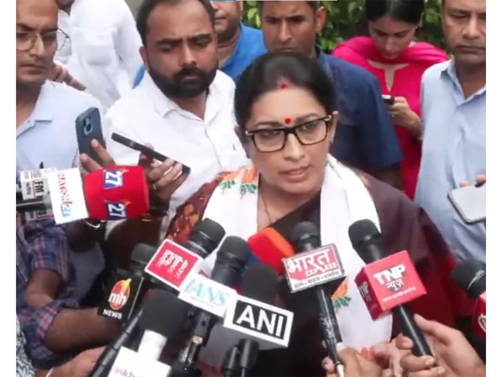 BJP National General Secretary Smriti Irani (Photo/ANI)