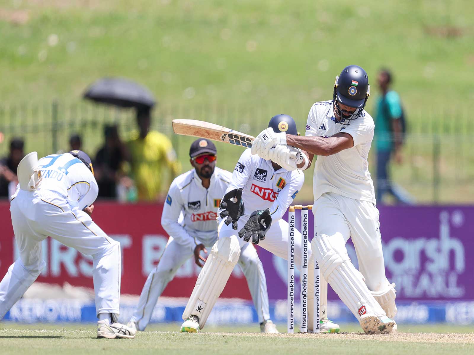 India's Devdutt Padikkal batting on Day 1 of the Colombo Test (Photo: ANI)