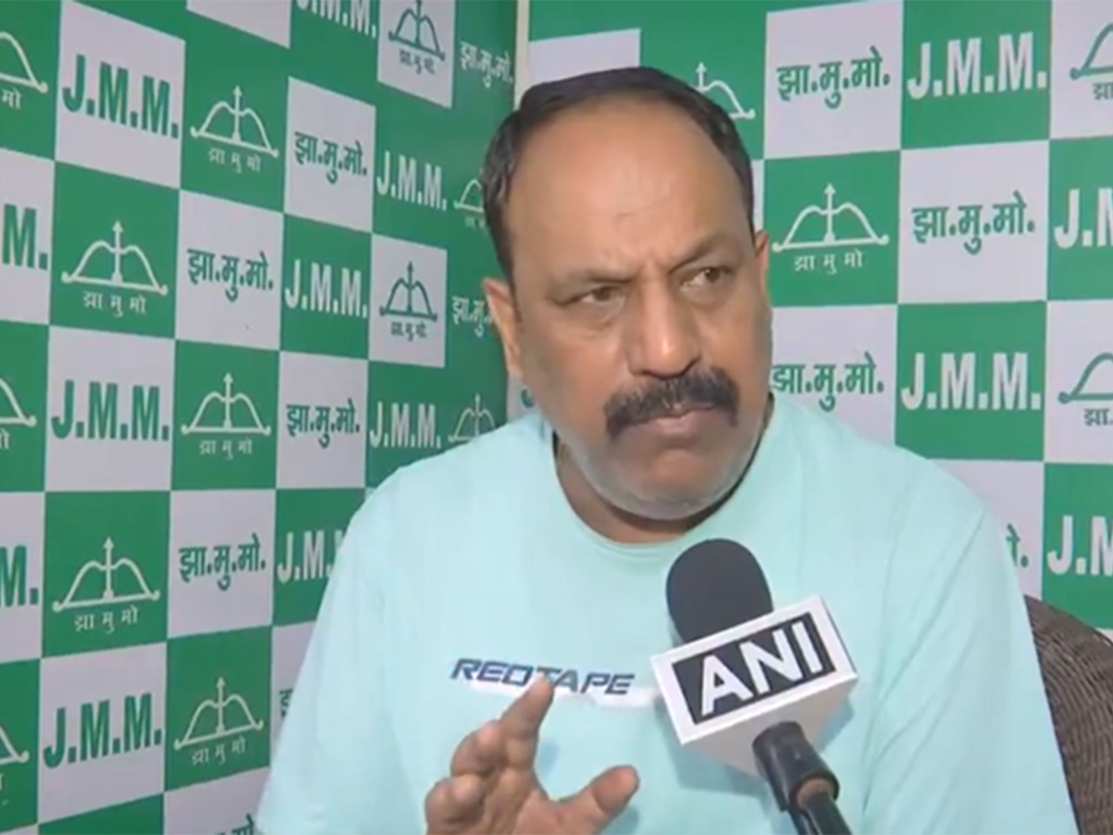 JMM spokesperson Manoj Pandey (Photo/ANI)