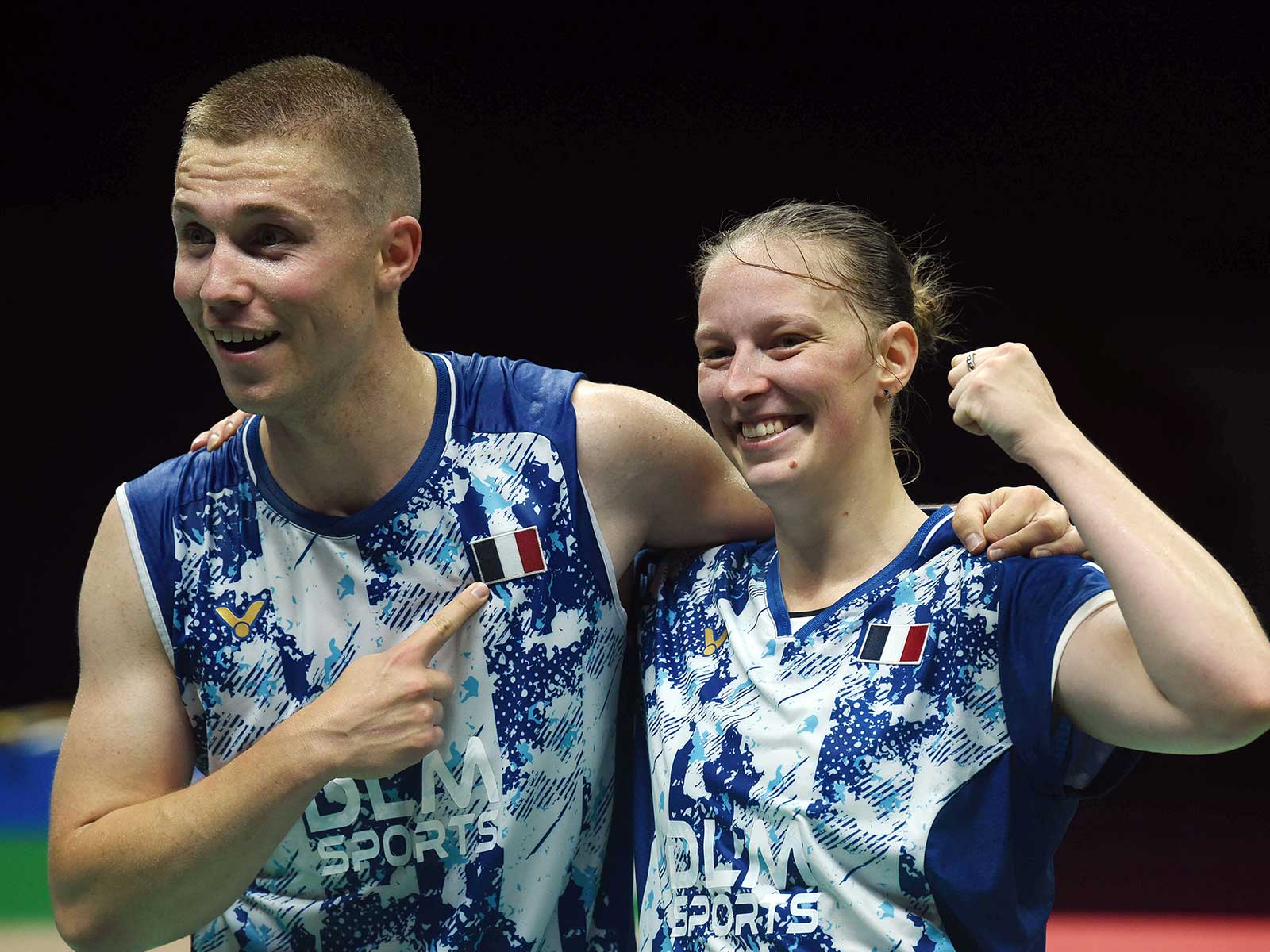 France's Thom Gicquel and Delphine Delrue (Photo: ANI)