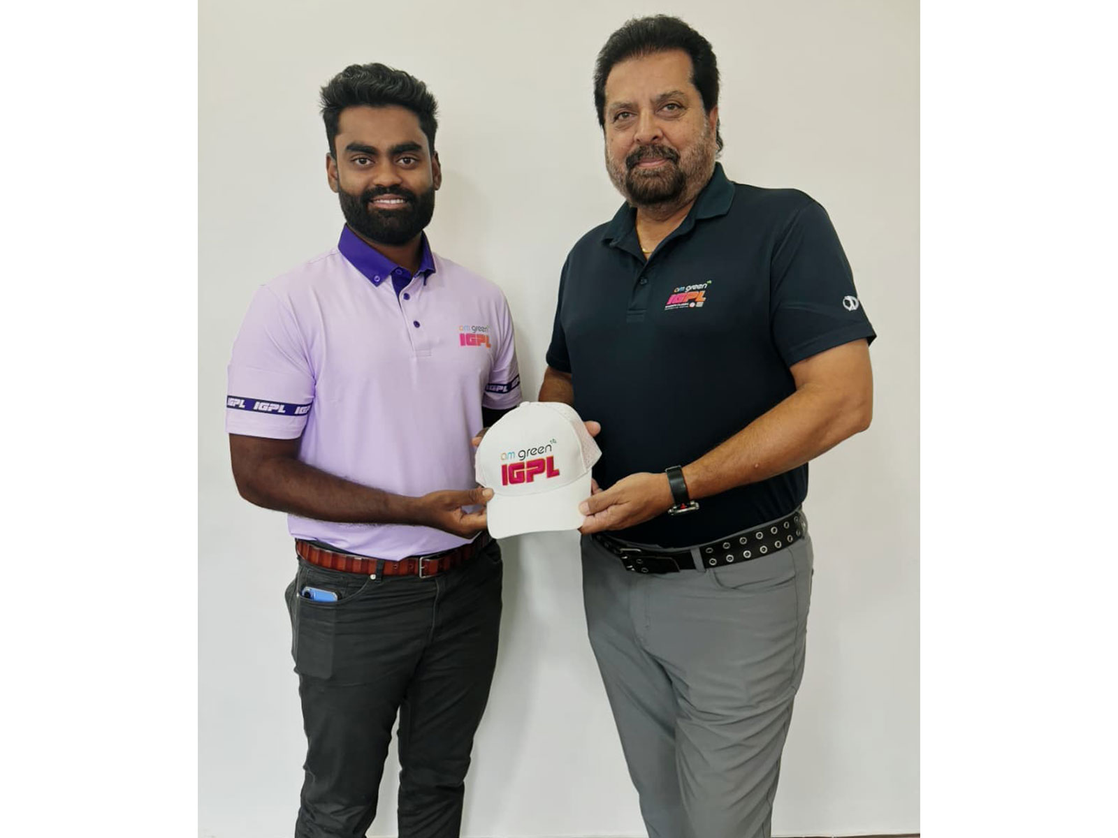  Indian golfer  Arjun Prasad (L). (Photo: IGPL)